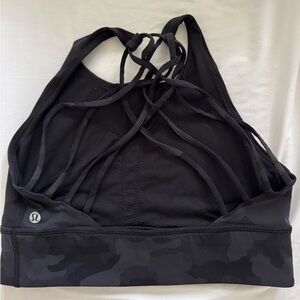 Lululemon camouflage sports bra